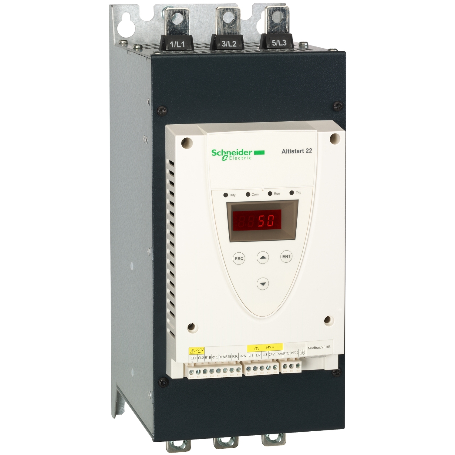 سافت استارتر ATS22 دیجیتال اشنایدر بای پس دار-400...440V(75کیلو وات)