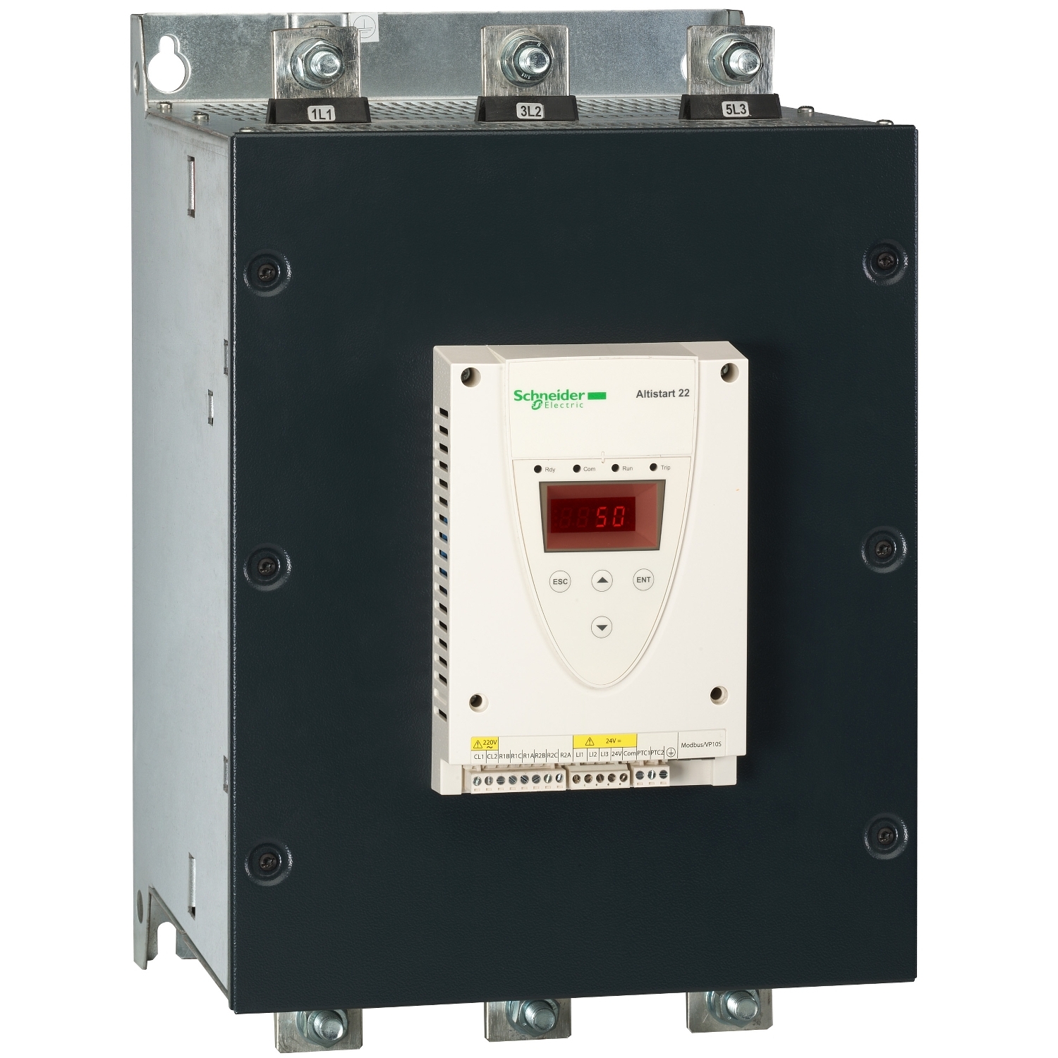سافت استارتر ATS22 دیجیتال اشنایدر بای پس دار-400...440V(250کیلو وات)
