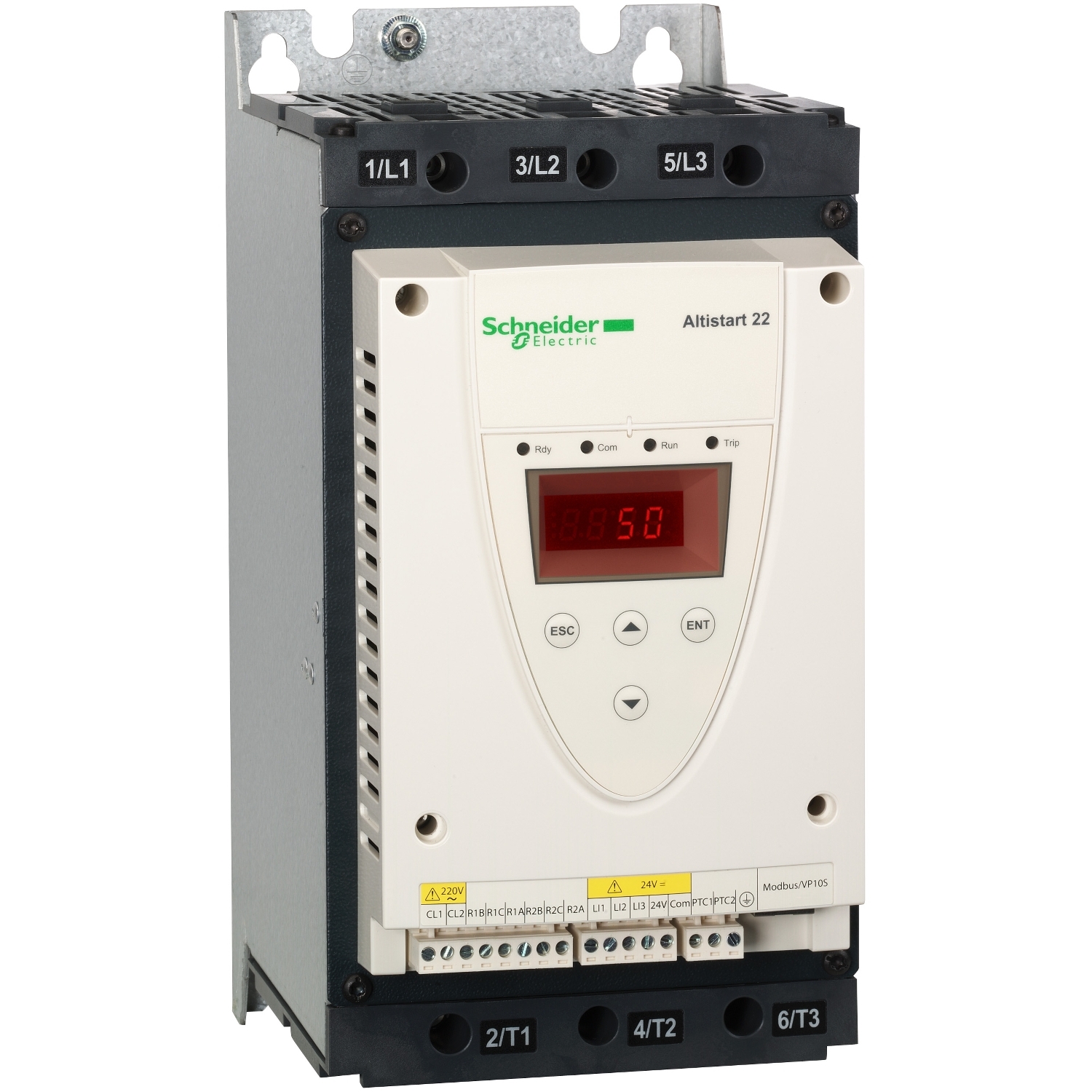 سافت استارتر ATS22 دیجیتال اشنایدر بای پس دار-400...440V(37کیلو وات)