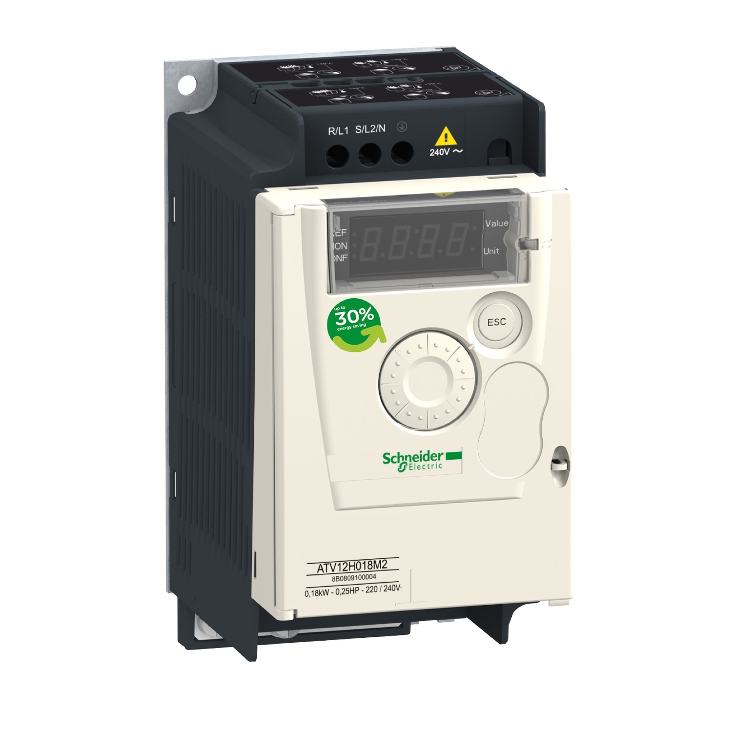 درایو آلتیوار12 اشنایدر - 0.37کیلو وات - 0.55hp - 200..240V - 1ph - با هیتسینک