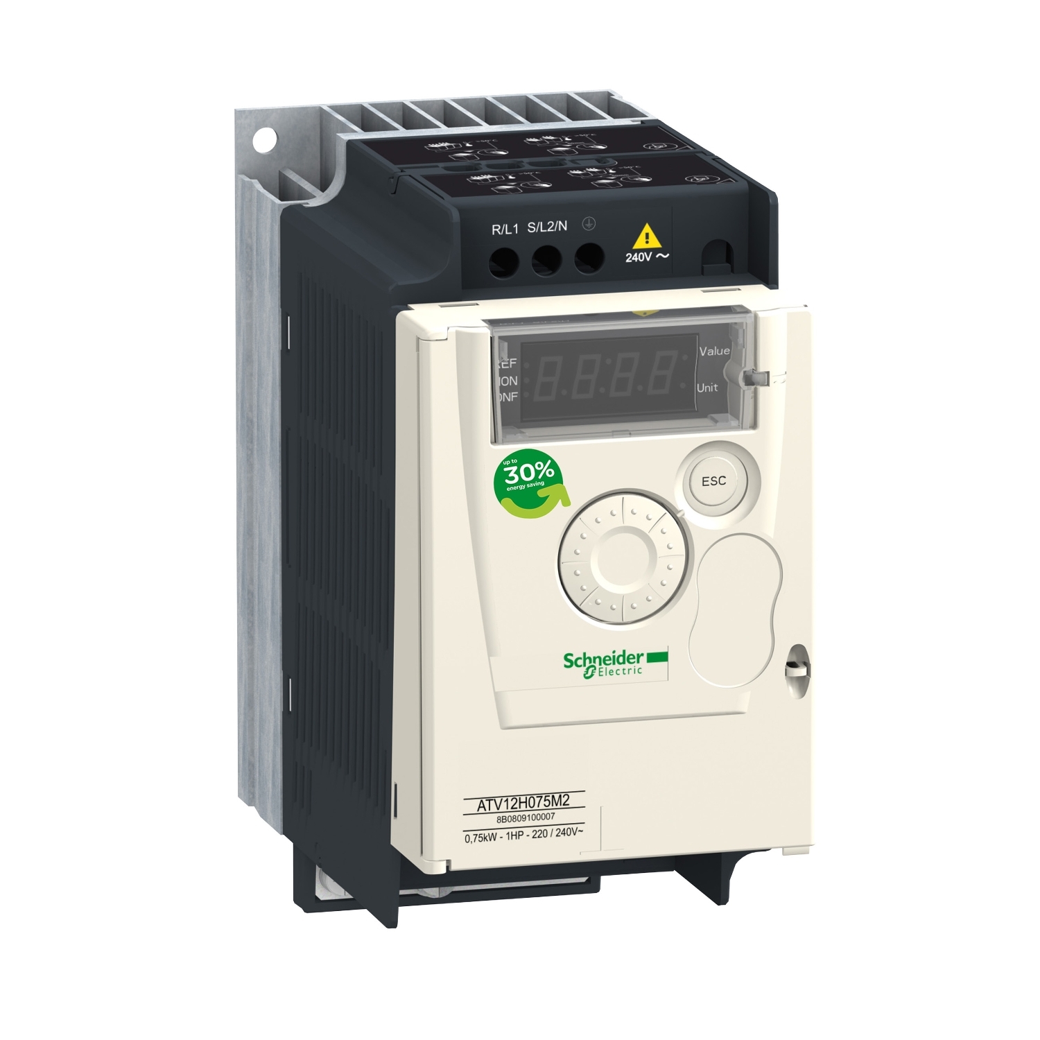 درایو آلتیوار12 اشنایدر - 0.55کیلو وات - 0.75hp - 200..240V - 1ph - با هیتسینک