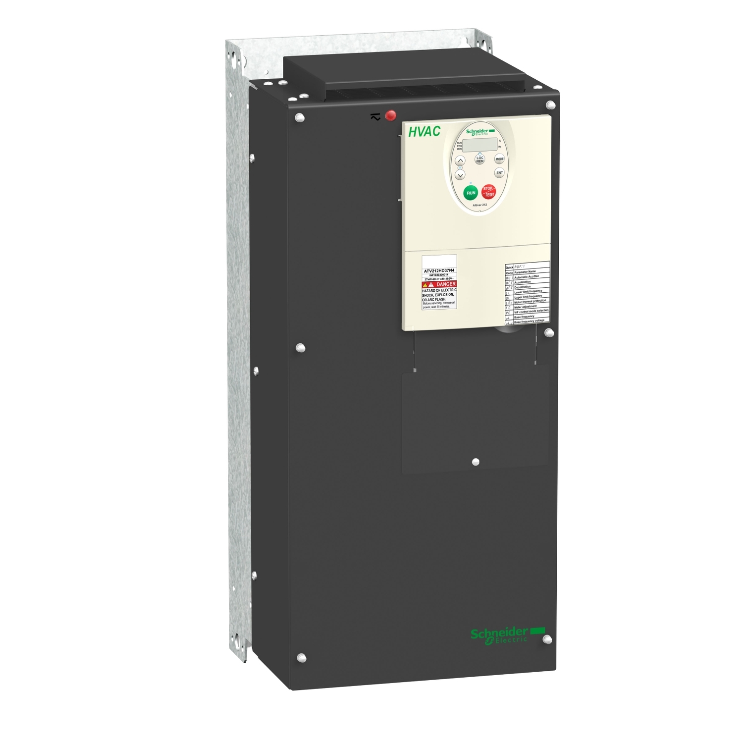 درایو آلتیوار212 اشنایدر - 37کیلو وات - 50hp - 480V - 3ph - EMC - IP21