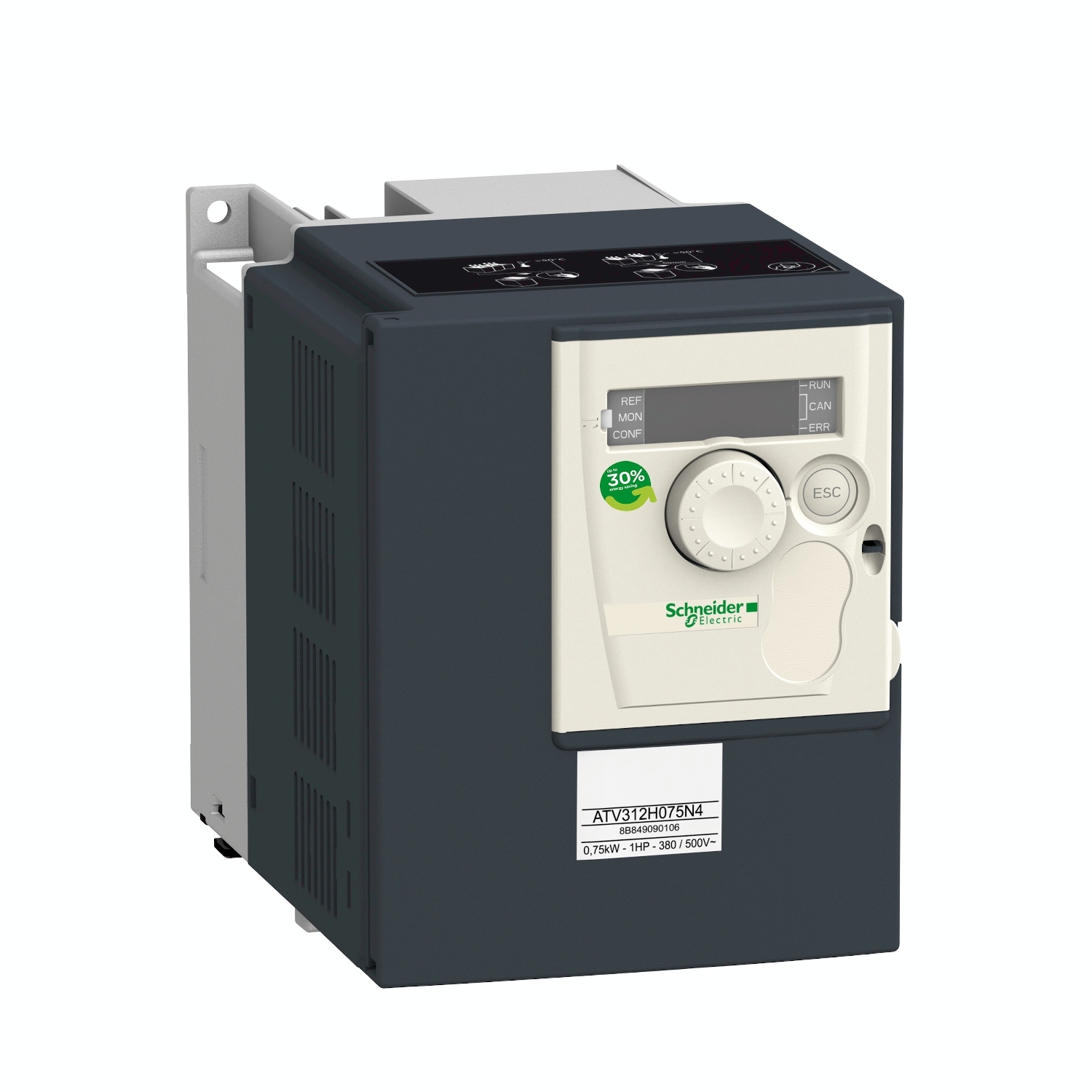 درایو آلتیوار312 اشنایدر - 0.55کیلو وات - 1.8kVA - 37W - 380..500 V- سه فاز