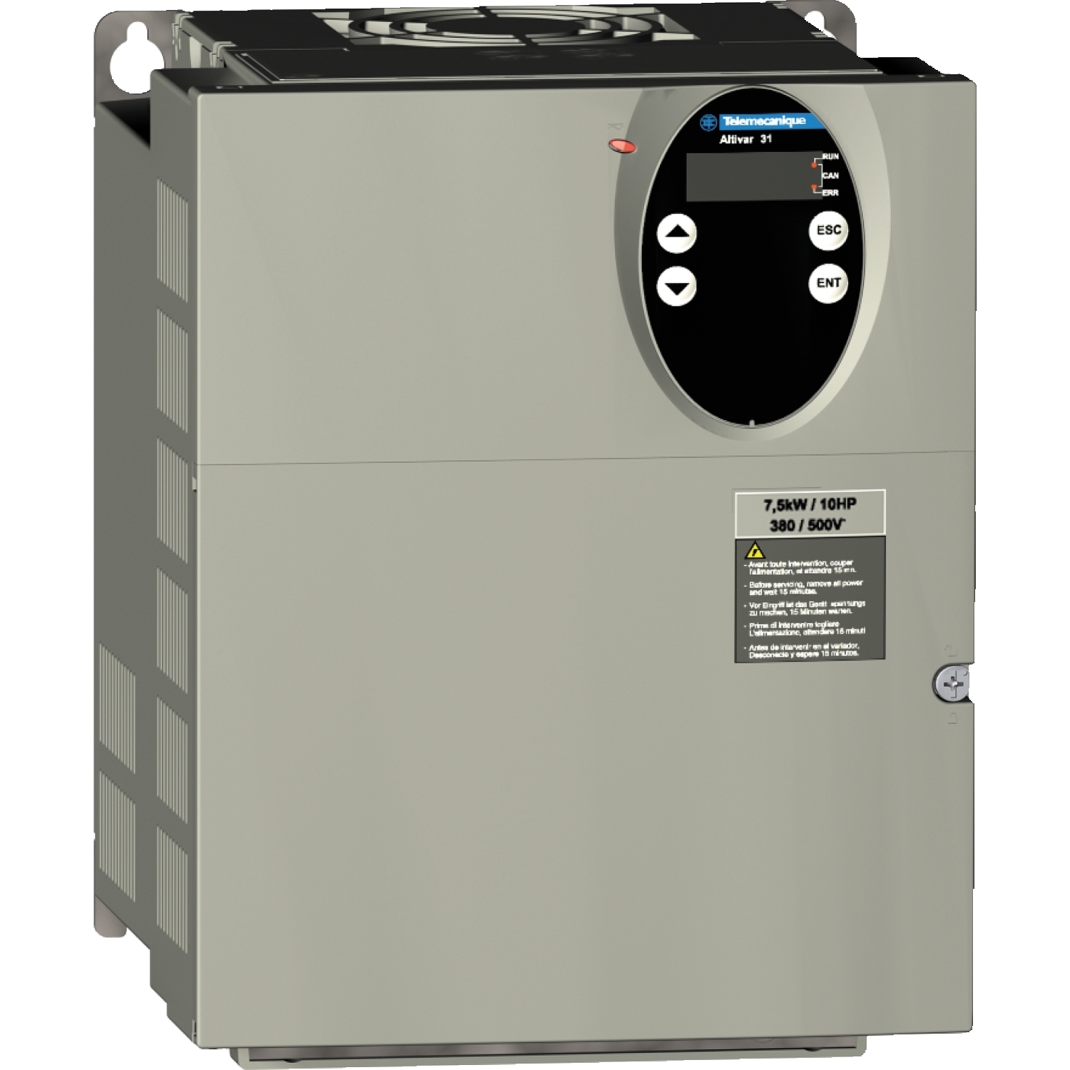 درایو آلتیوار31 اشنایدر - 7.5کیلو وات - 500V سه فاز - دارای فیلتر - IP20