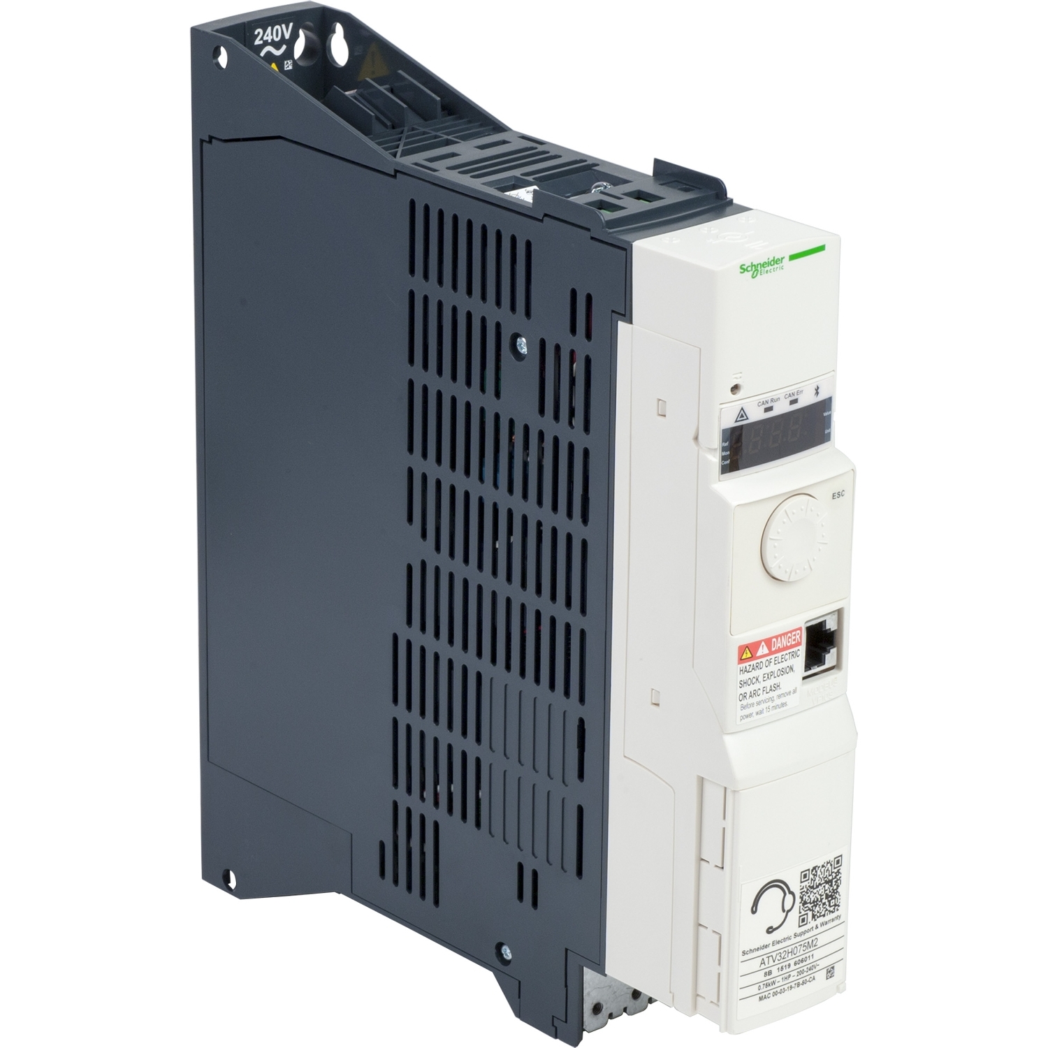 درایو آلتیوار32 اشنایدر - 0,75 کیلو وات - 200 V - 1 phase - با هیتسینک