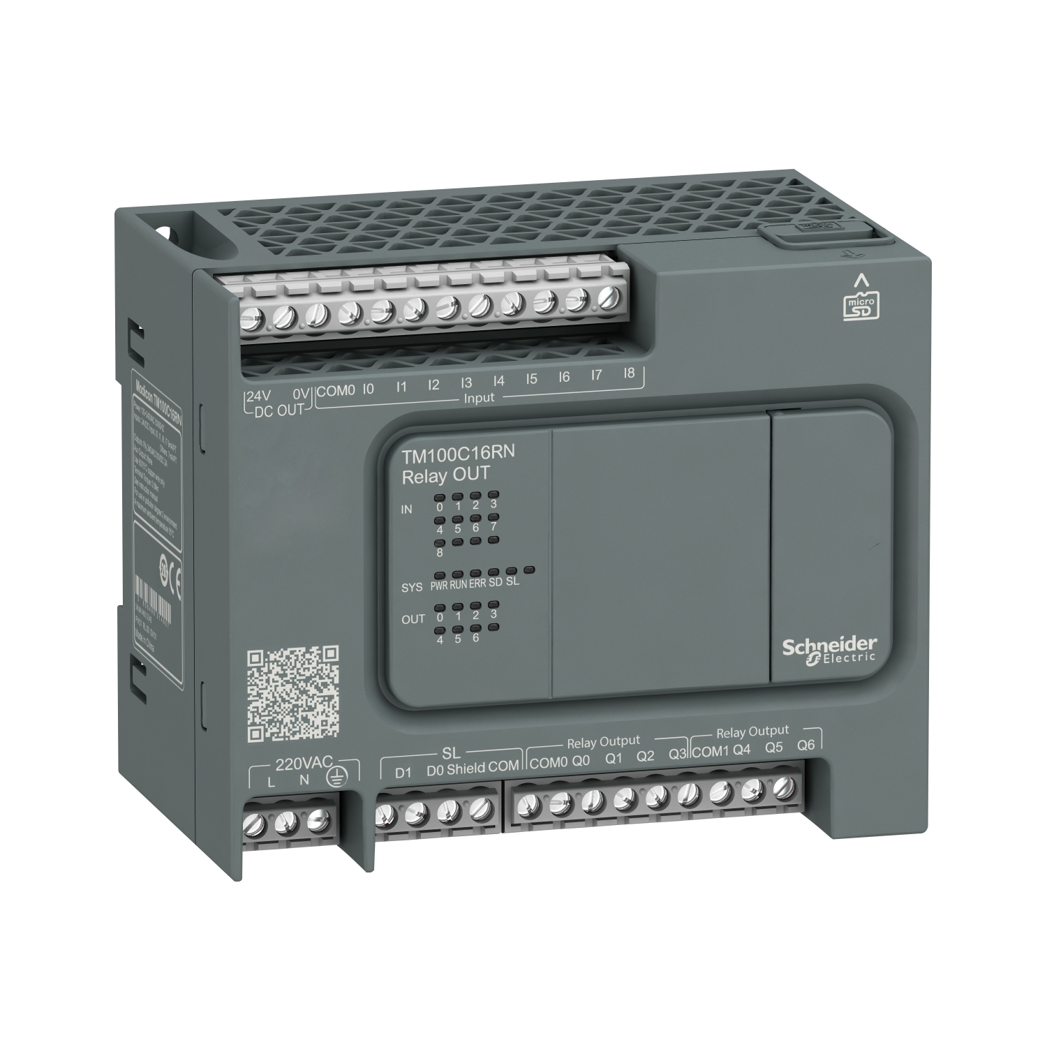 پی ال سی TM100 اشنایدر - 9I/7O relay - 220VAC