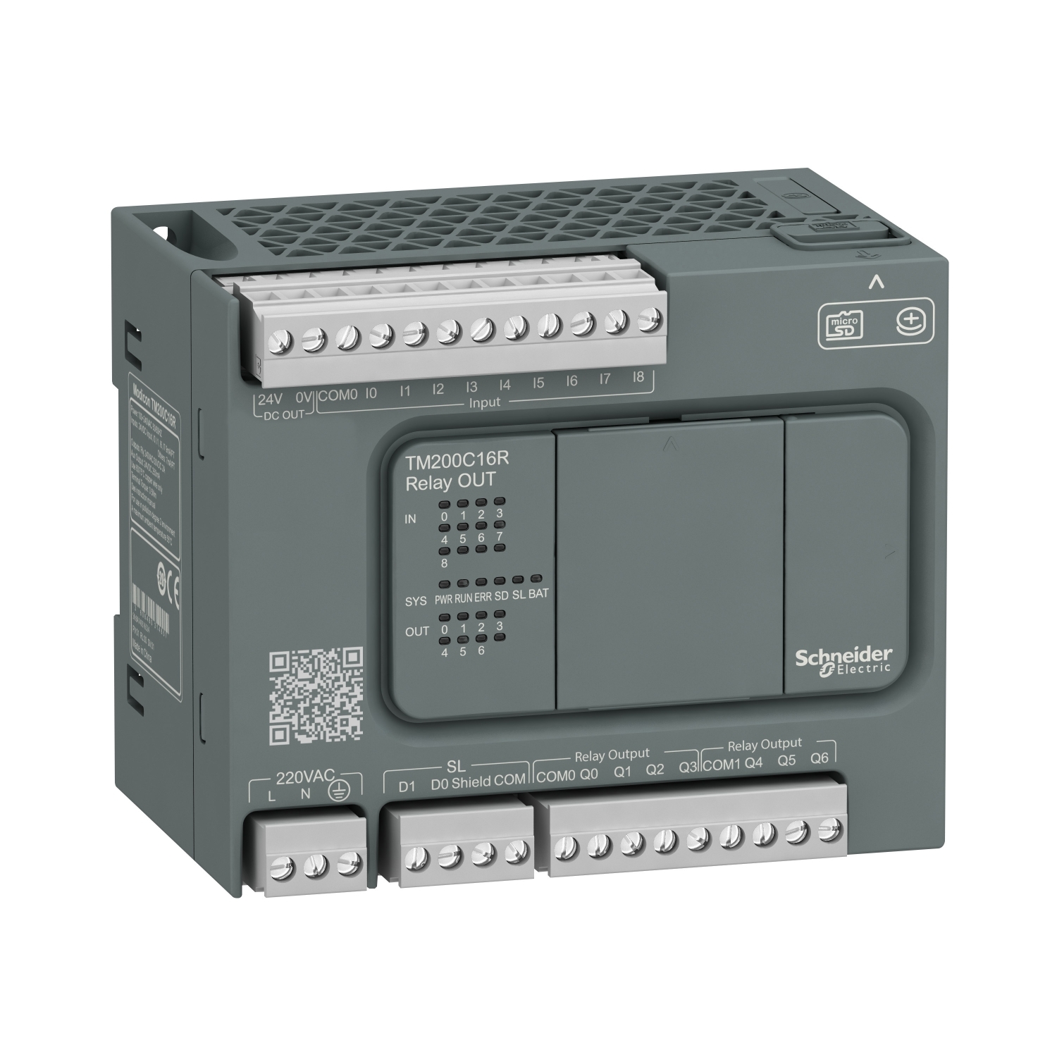 پی ال سی TM200 اشنایدر  16IO relay