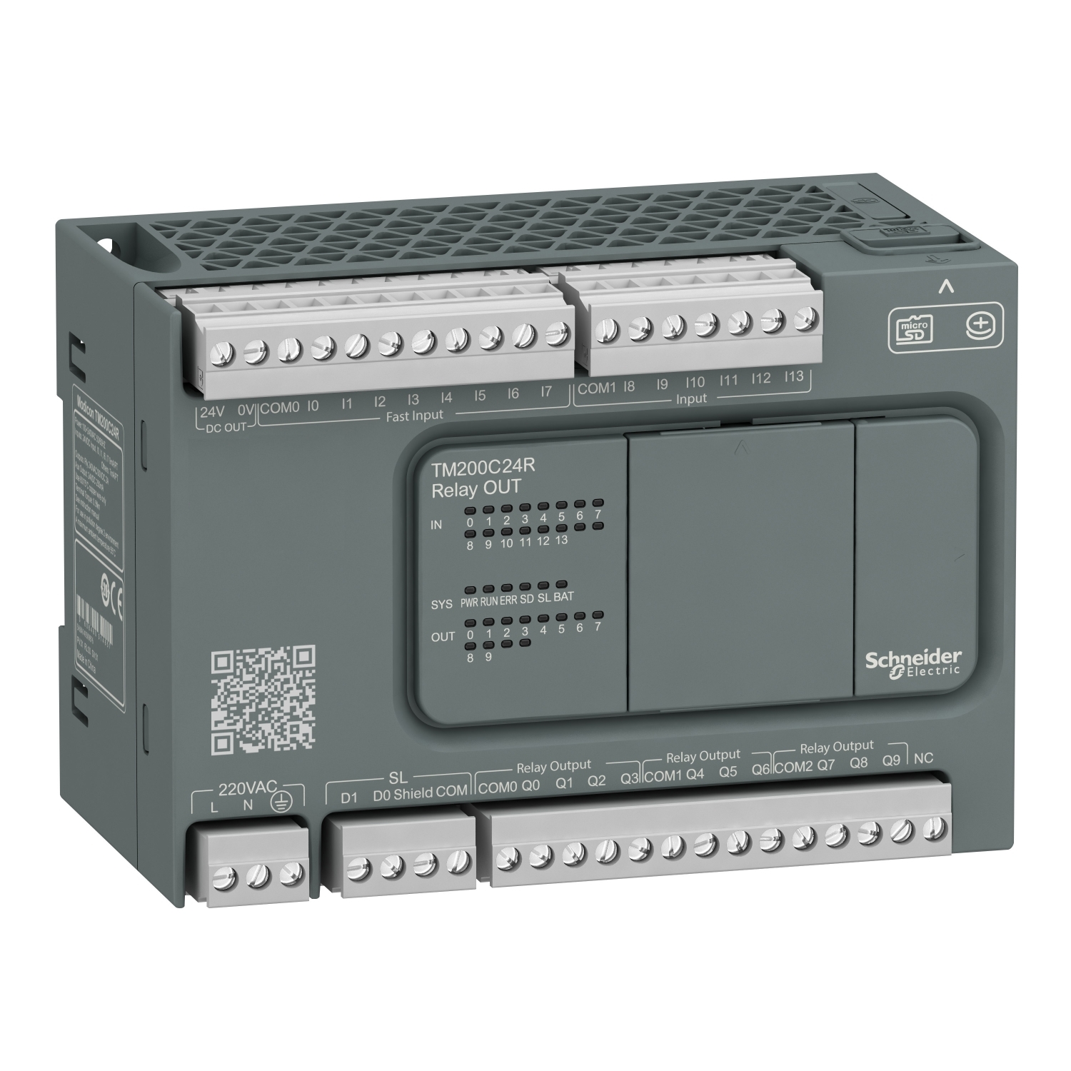 پی ال سی TM200 اشنایدر  24IO relay
