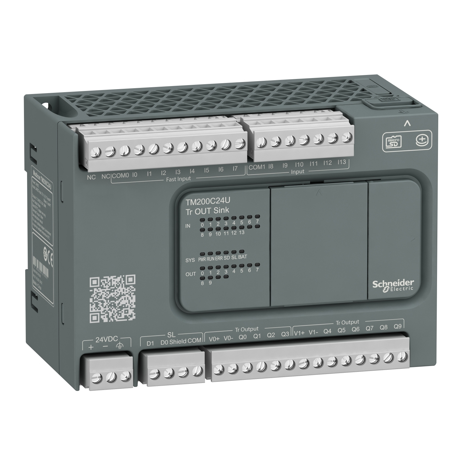 پی ال سی TM200 اشنایدر  24IO transistor SINK