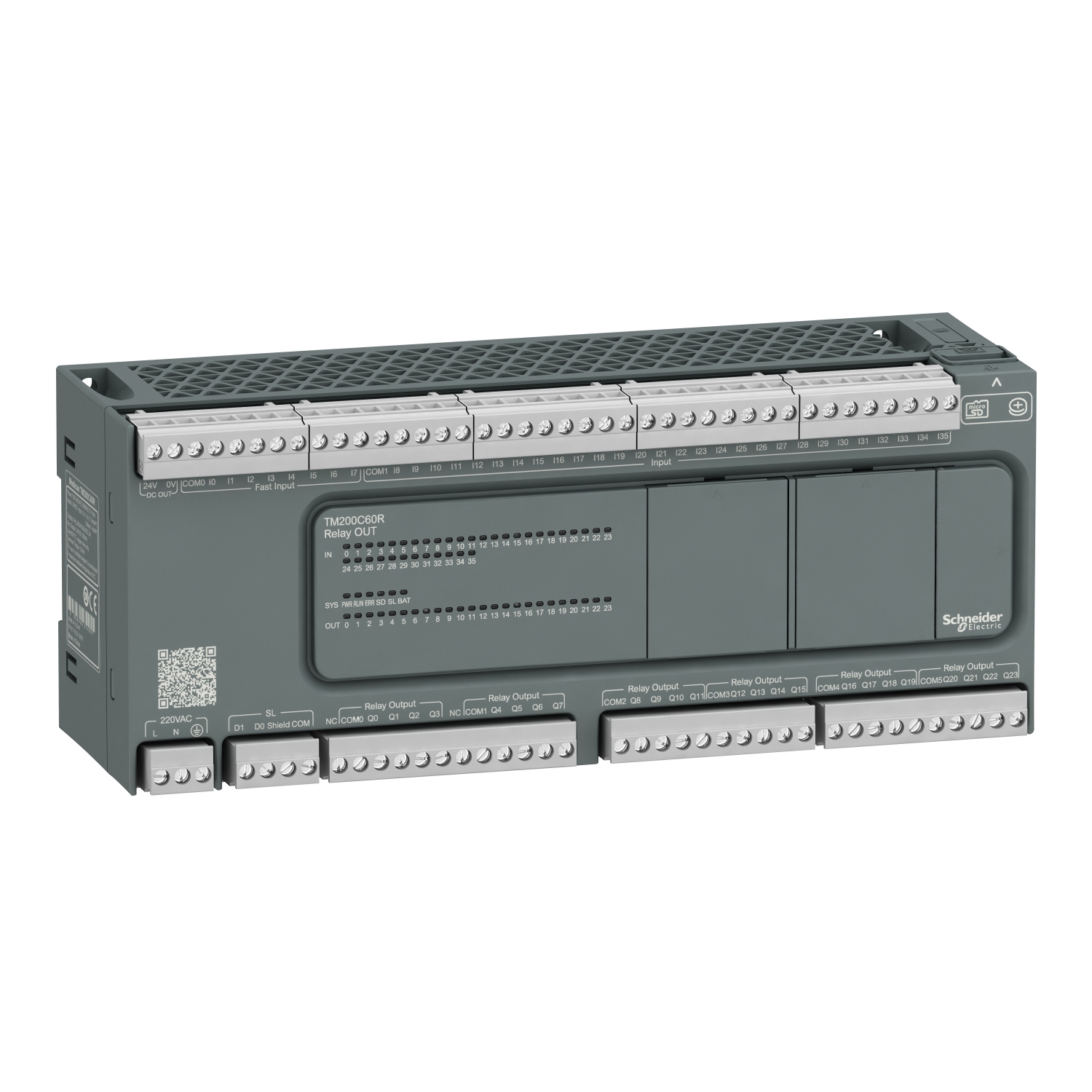 پی ال سی TM200 اشنایدر  60IO relay