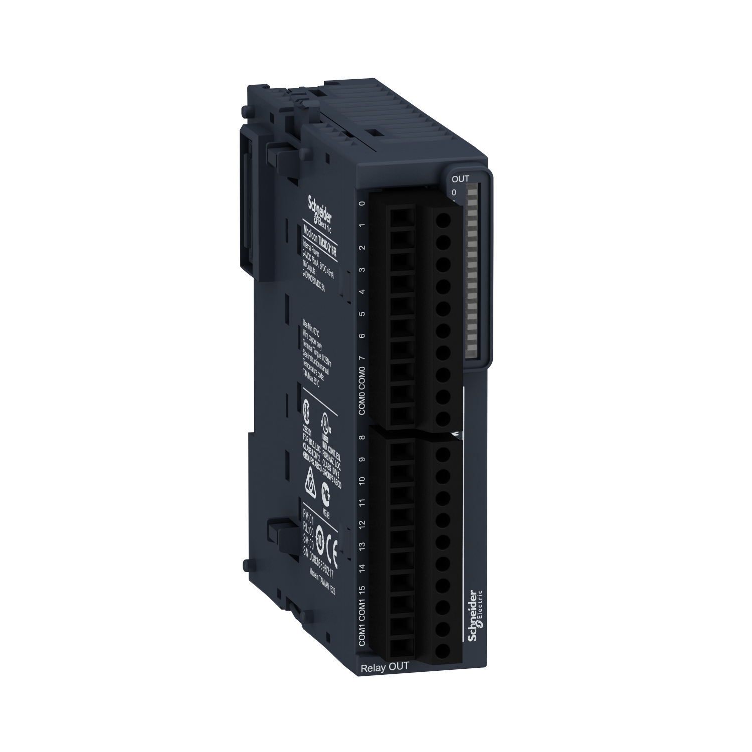 ماژولهای گسترس پی ال سی TM200 اشنایدر - 16outputs relays