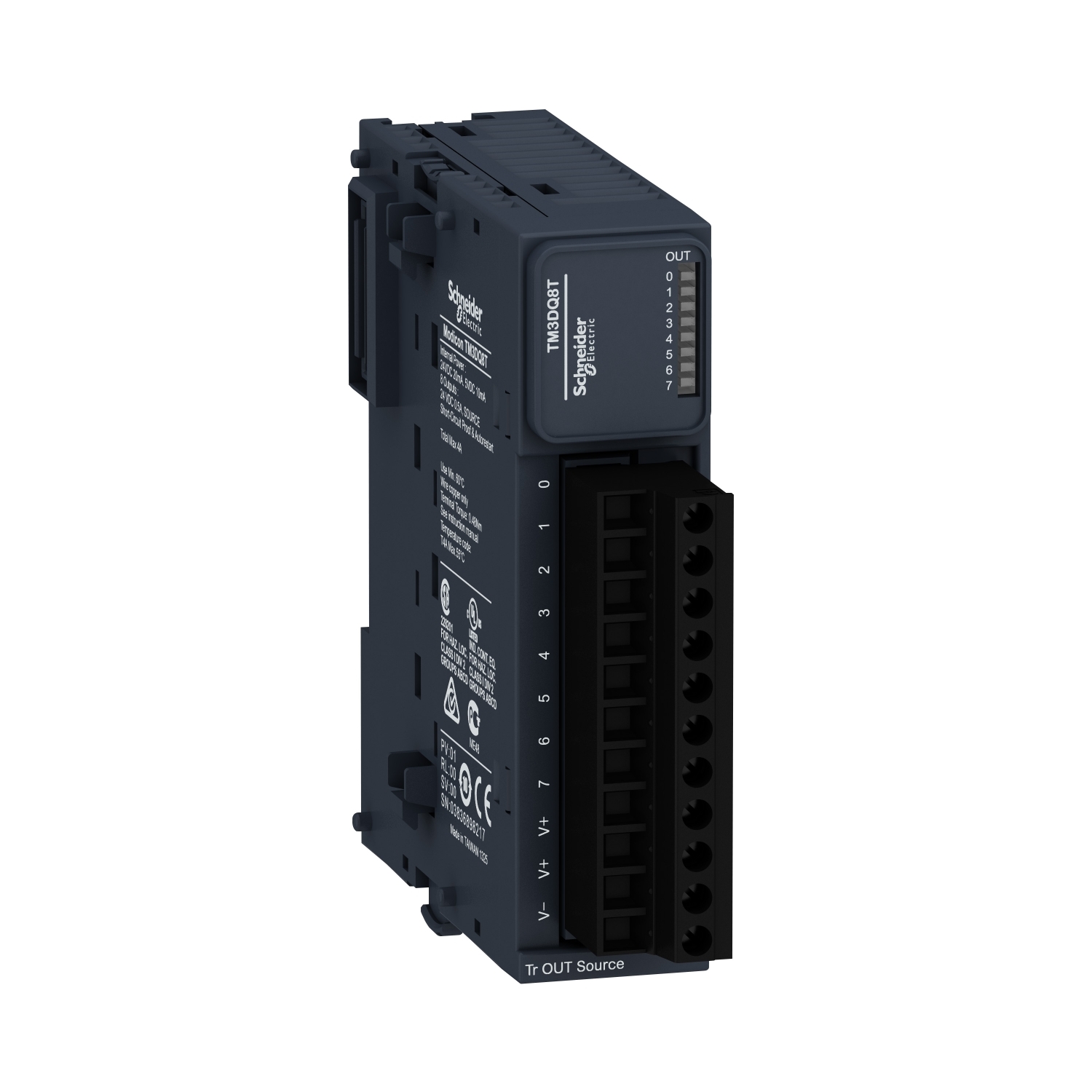 ماژولهای گسترس پی ال سی TM200 اشنایدر - 8outputs transistor PNP